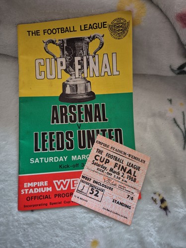 Cup final arsenal leeds - cup, 2nd