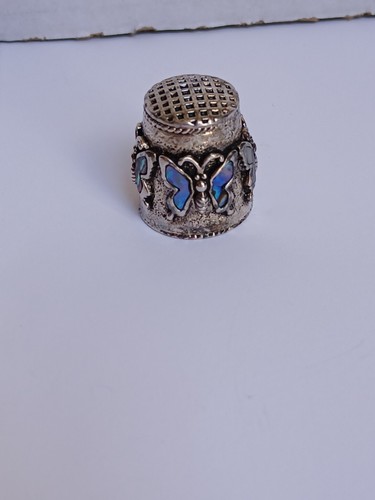 Vtg pewter raised butterfly - vtg,