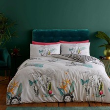 Duvet set tropical leaf jungle