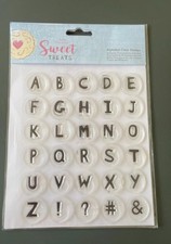 Docrafts Papermania Sweet Treats Alphabet Clear Stamps