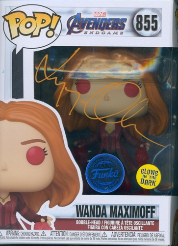 Elizabeth olsen signed wanda - elizabeth,