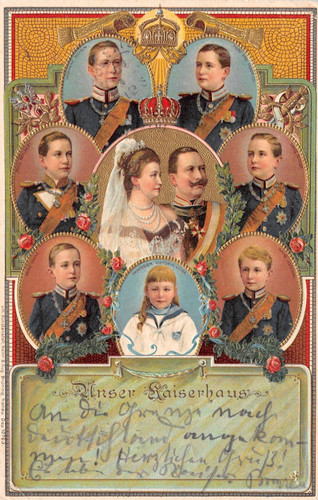 Postcard royalty germany - postcard,