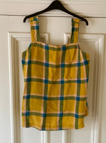 Toast linen sleeveless - , top