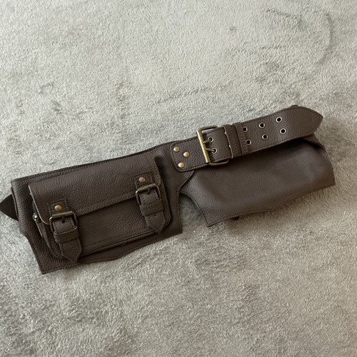 Leather utility belt - leather,