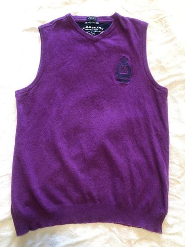 Men paul shark vest purple - &,