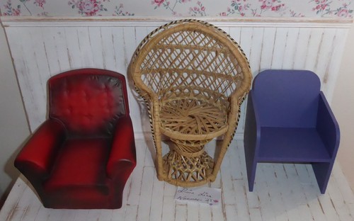 Vintage doll chairs for - , barbie