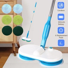 Electric Cordless Floor Cleaner Scrubber Polisher Mop Kit Floor Washing Machine