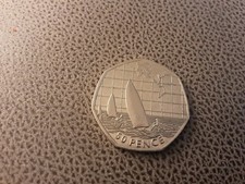 50 pence coin 2011 LONDON OLYMPICS - SAILING