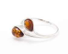 Natural Baltic Amber Sterling