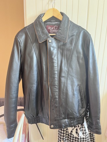 Echtes leder black leather - echtes,