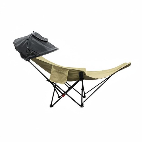 Camping chair with - with, canopy
