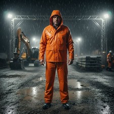 SUPERTOUCH Hi-Viz VIS PVC Rain