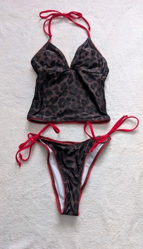 Shein leopard print bikini set - shein,