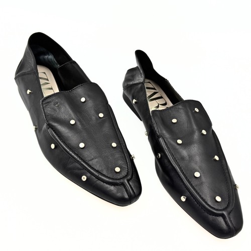 Zara designer black leather - zara,