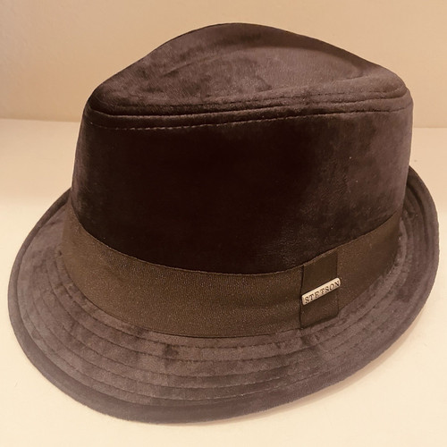 Stetson men black solid - men's,