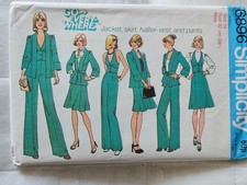 Vintage 1980s separates pattern Simplicity 6896 size 14 bust 36