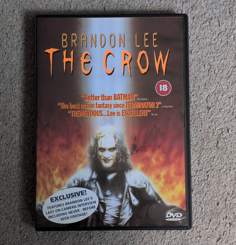 The crow dvd brandon - the,