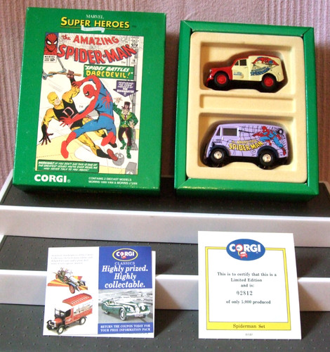 Corgi model set super - set, heroes-