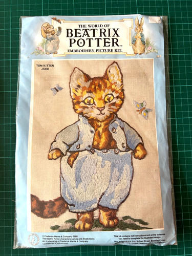 Vintage beatrix potter - vintage, crewel