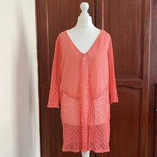 topshop orange kaftan beach dress 