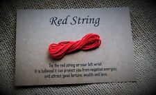 Red String of Fate Wish Bracelet against Evil Kabbalah Good Luck Protection Gift