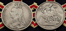 1888 VICTORIAN CROWN Solid