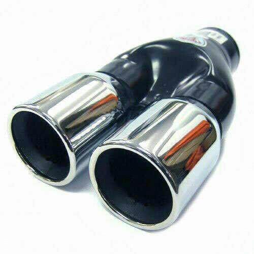 Twin exhaust tip trim pipe - exhaust,
