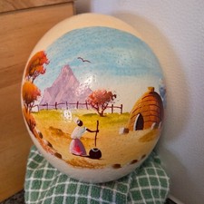 Vintage Hand Painted Blown