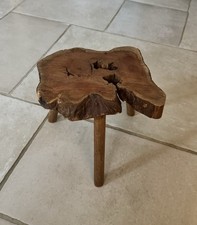 Rustic Small Wooden Stool