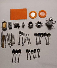 Vintage Sindy tableware cutlery lot - 40 pieces