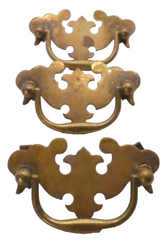 Three chippendale antique - three,
