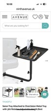 ETC STYLIST COLOUR SALON TRAY TROLLEY THAT ATTACHES TO YOUR CHAIR WITH HEAT MAT