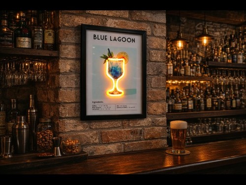 Led neon sign - led, lagoon