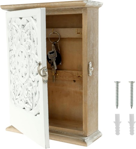 Wall mounted key cabinet with - key,