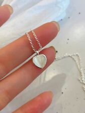 Heart Moonstone Pendant 925