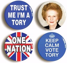 TORY CONSERVATIVE BADGE BUTTON