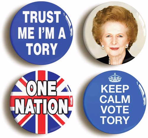Tory conservative badge button - conservative,
