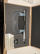 MITUTOYO 124-174 25 - 50 MM X 0.01 MM MECHANICAL GEAR TOOTH MICROMETER
