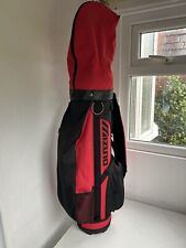 Mizuno Cart Bag Red 6 Way Dividers 4 Pockets