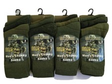 6 Pairs Mens Military Socks