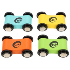  4 Pcs Mini Car Little Cars Adventure Track Toy Child Miniature Race
