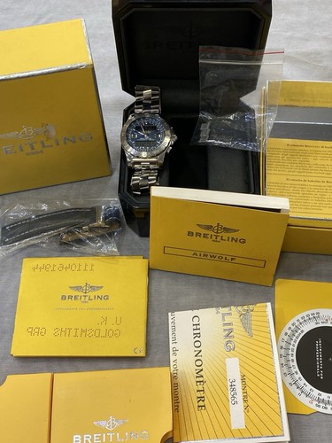 Breitling airwolf blue men - breitling,