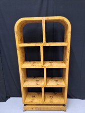 Art Deco Style Walnut Bookcase 6ft
