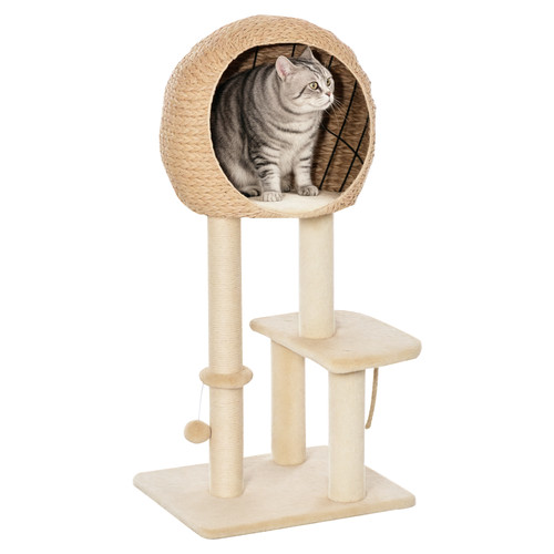 Pawhut 100cm kitten climbing - kitten,