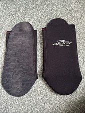 Alder Impact 3mm Neoprene Wetsuit Socks Black, UK Size 9-10 Adult