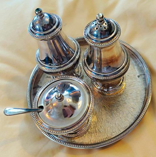 Ianthe beaded silver - ianthe, plate
