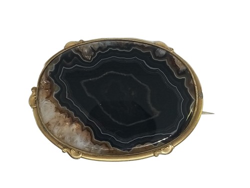 Large antique brooch - large,