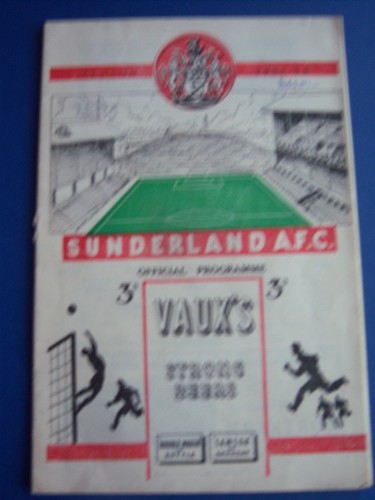 Football programme sunderland - football,