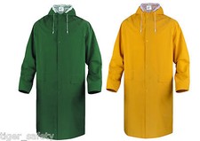 Delta Plus Panoply MA305 Outdoor Waterproof PVC Long Jacket Rain Mac Coat BNWT