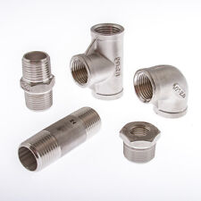 Stainless Steel Pipe Fittings  :  Marine Grade 316  :  BSP Threaded